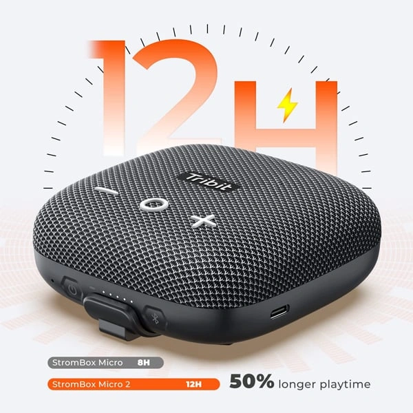 Tribit StormBox Micro 2 Portable Speaker - Blue - Blue