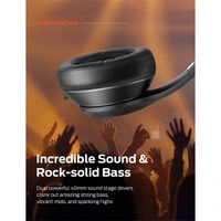 Tribit XFree Tune Over Ear Bluetooth Headphones