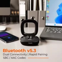 TRIGGR Apex S1 Earbuds with Dual Pairing - Midnight Black - Midnight Black