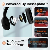 TRIGGR Trinity 1 with 40mm Drivers Headphones - Shark Grey - Shark Grey