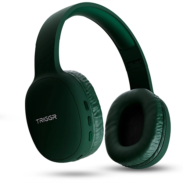 TRIGGR Trinity 1 with 40mm Drivers Headphones - Jungle Green - Jungle Green