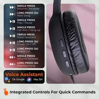 TRIGGR Trinity 1 with 40mm Drivers Headphones - Midnight Black - Midnight Black