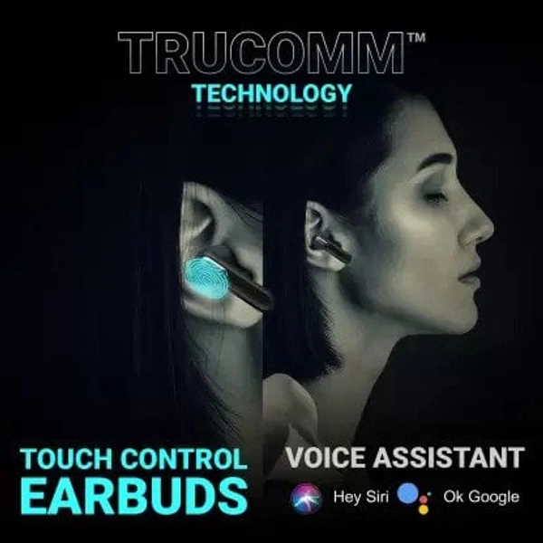 TRIGGR Ultrabuds N1 True Wireless Earbuds - Black - Black