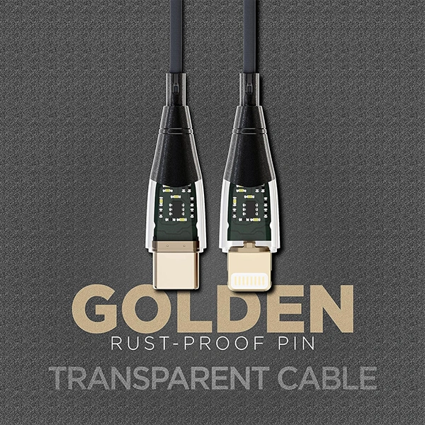 Ubon 35W WR-32 Type-C To iPhone Cable