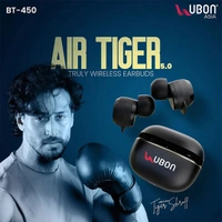 Ubon Air Tiger Series BT-450 Wireless Earbuds - White - White