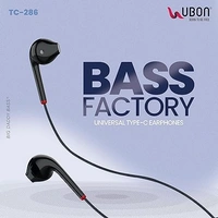 Ubon Bass Factory TC-286 Type-C Earphones