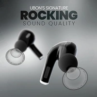 Ubon BT-160 True Wireless Earbuds - Black - Black