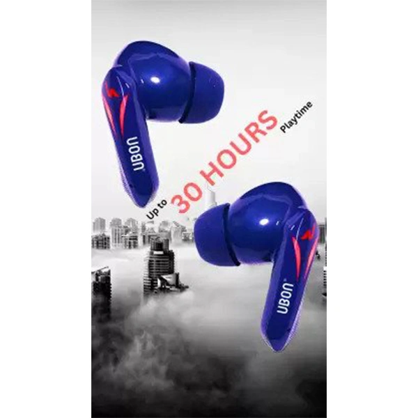 Ubon BT-75 Truly Wireless Earbuds - Black - Black