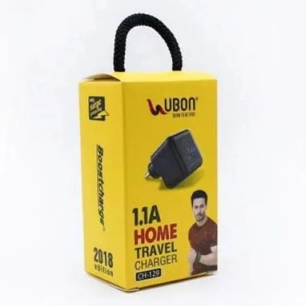 Ubon UBON CH-129 1.1A Mobile Wall Charger - Grey