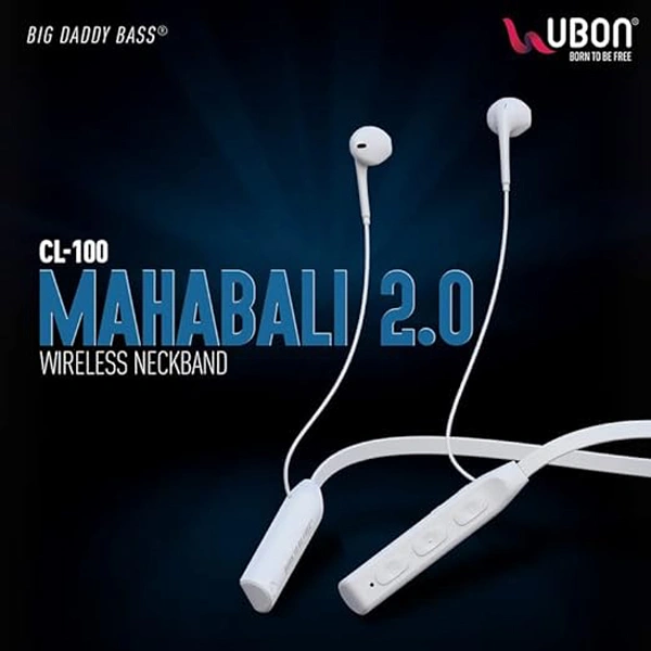Ubon CL-100 Wireless Neckband - Red - Red