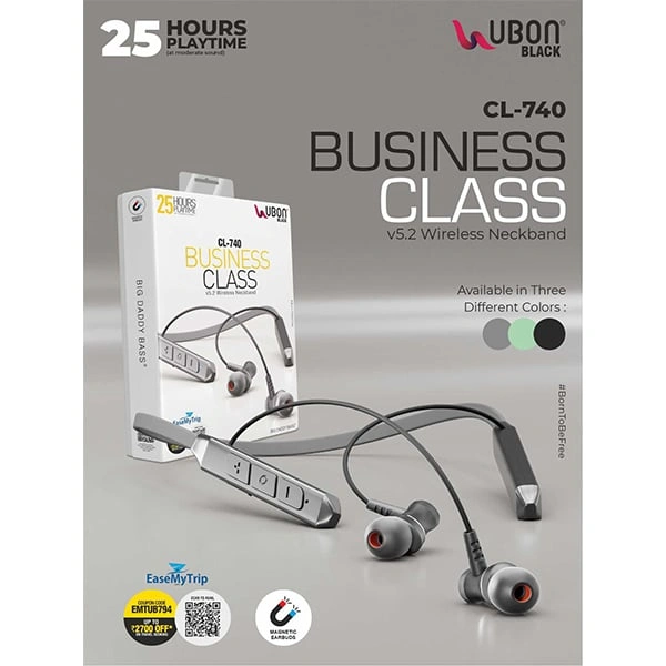 Ubon CL-740 Bluetooth in-Ear Wireless Neckband