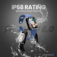 Ubon UBON Fitguru 6.0 SW-81 Smart Watch - Black - Black