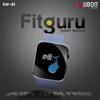 Ubon UBON Fitguru 6.0 SW-81 Smart Watch - Black - Black
