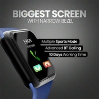 Ubon UBON Fitguru 6.0 SW-81 Smart Watch - Black - Black