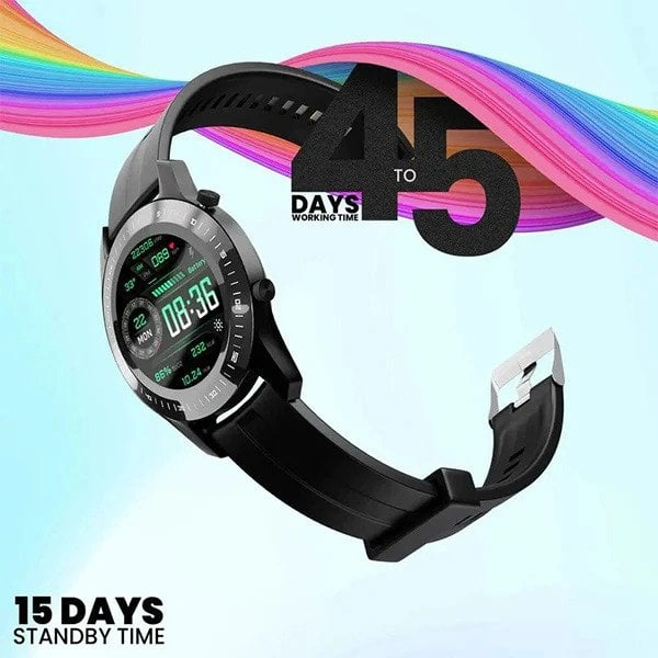 Ubon Fitguru SW-91 Smart Watch - CHROME - CHROME