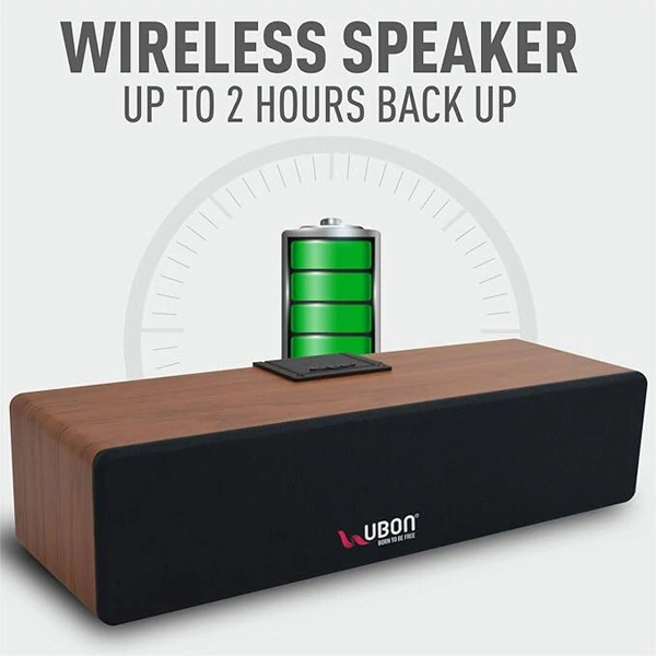 Ubon GBT-280 Wooden Wireless Speaker