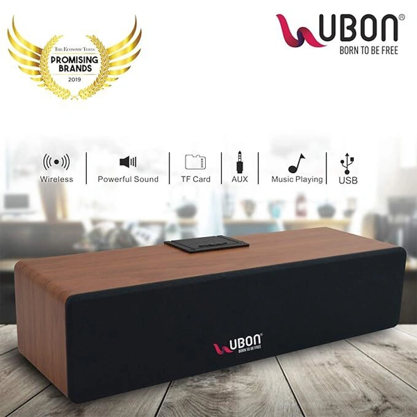 Ubon GBT-280 Wooden Wireless Speaker