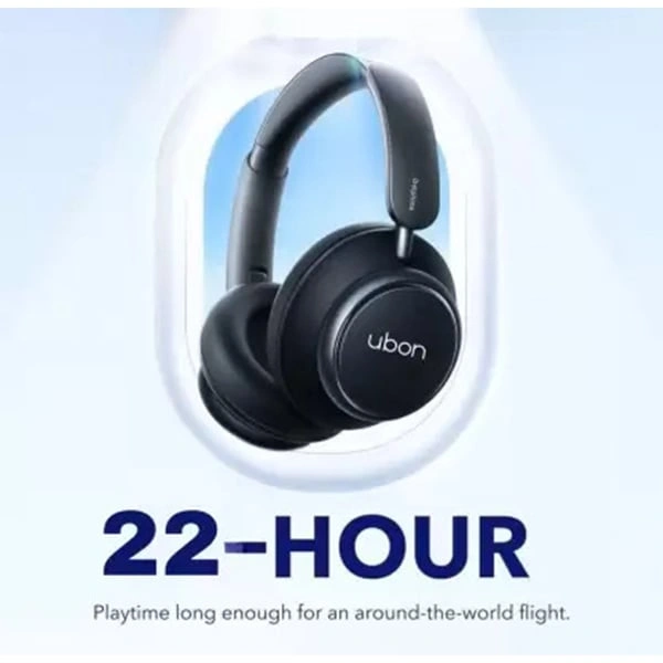 Ubon HP-710 Wireless Headphone - Blue - Blue