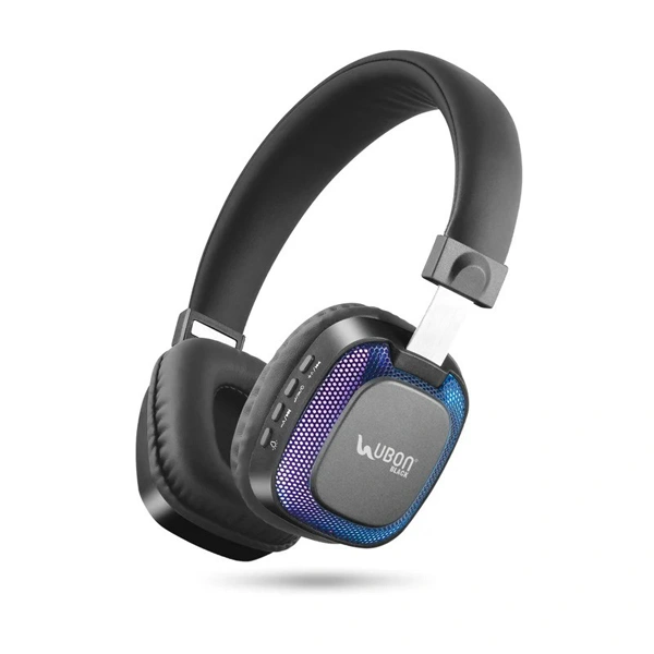 Ubon HP-735 Light UP Series Headphones - Blue - Blue