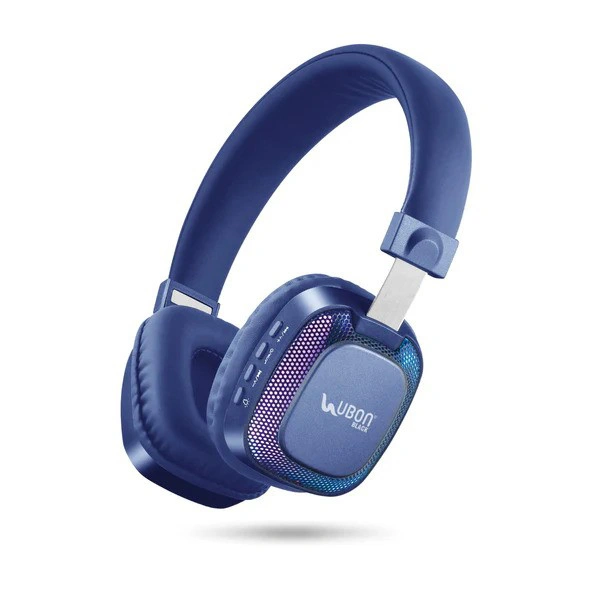 Ubon HP-735 Light UP Series Headphones - Blue - Blue