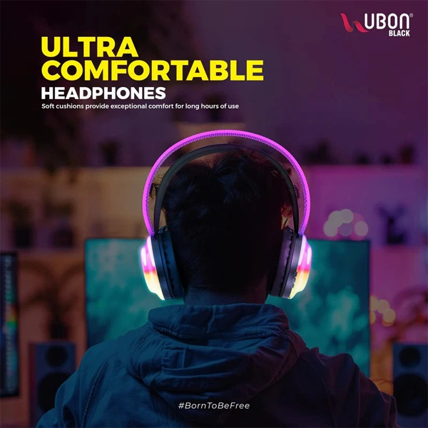 Ubon HP-750 Lightup 2.0 Featuring RGB Light Effects