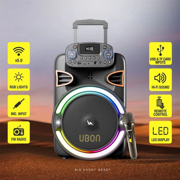 Ubon HT-1540 60W Trolley Speaker