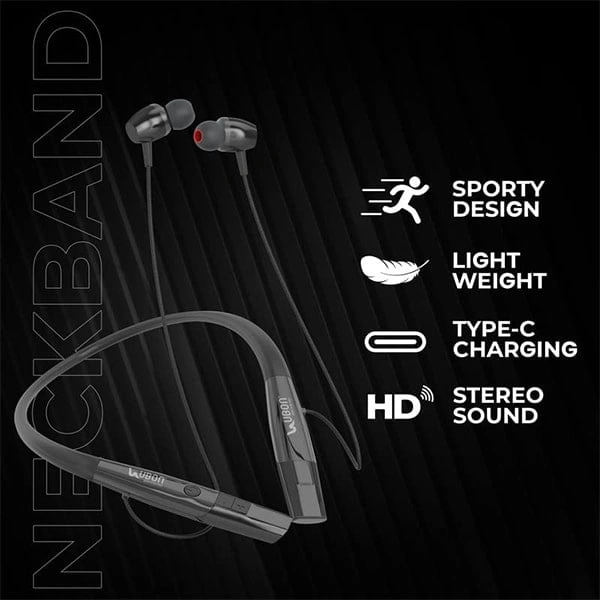 Ubon Khiladi Series CL-3990 Hi-Fi Stereo Sound - Grey - Grey