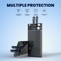 Ubon Marshal Series PB-SX201 10000 MAh Power Bank - Grey - Grey