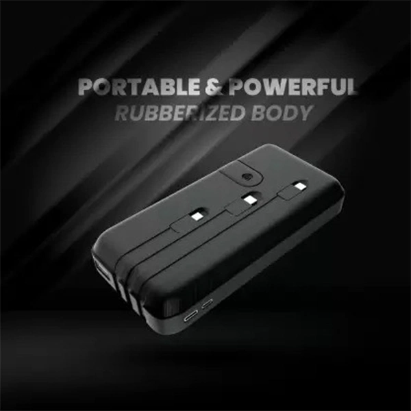 Ubon PB-X34 20000 mAh Power Bank with Inbuilt Four Cables