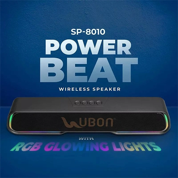 Ubon UBON Power Beat SP-8010, Wireless Portable Speaker With RGB Breathing Lights