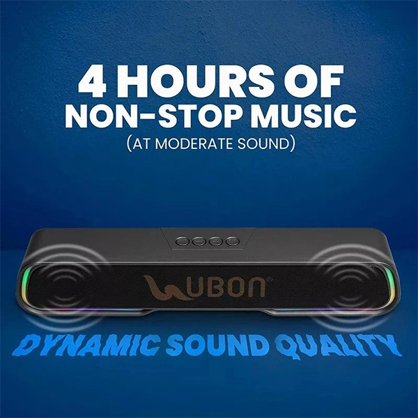 Ubon UBON Power Beat SP-8010, Wireless Portable Speaker With RGB Breathing Lights