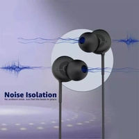 Ubon Rap King UB-185A Big Daddy Bass Earphones - Black, New