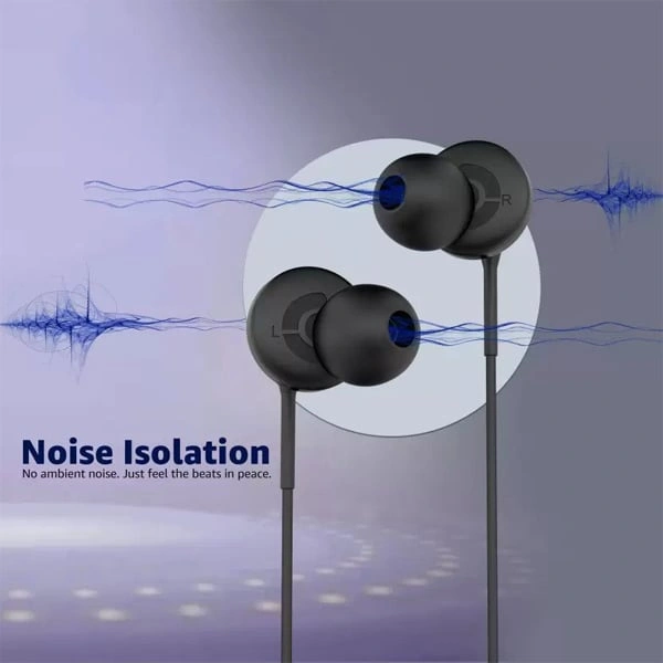 Ubon Rap King UB-185A Big Daddy Bass Earphones - Black, New