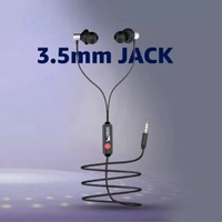 Ubon Rap King UB-185A Big Daddy Bass Earphones - Black, New