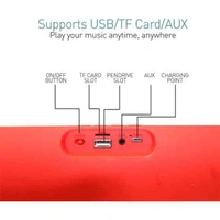 Ubon SP-6680 Built-in Speaker Phone Function/TF-card Player 5 W Bluetooth Speaker - Blue - Blue