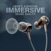 Ubon Type-C TC-486 Wired Earphones - Black
