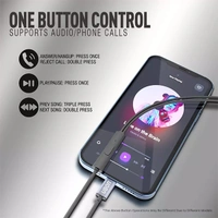 Ubon UB-389 Wired iPhone Earphones with Magnetic Ear Tips - Green, Grey, Pink