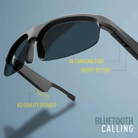 Ubon Wireless Smart Sunglasses Bluetooth Dual Stereo Speakers