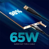 Ubon WR-33 65W USB To Type-C Cable - Grey