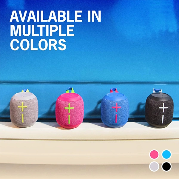 Ultimate Ears WONDERBOOM 3 Small Portable Wireless Bluetooth Speaker - Hyper Pink - Hyper Pink