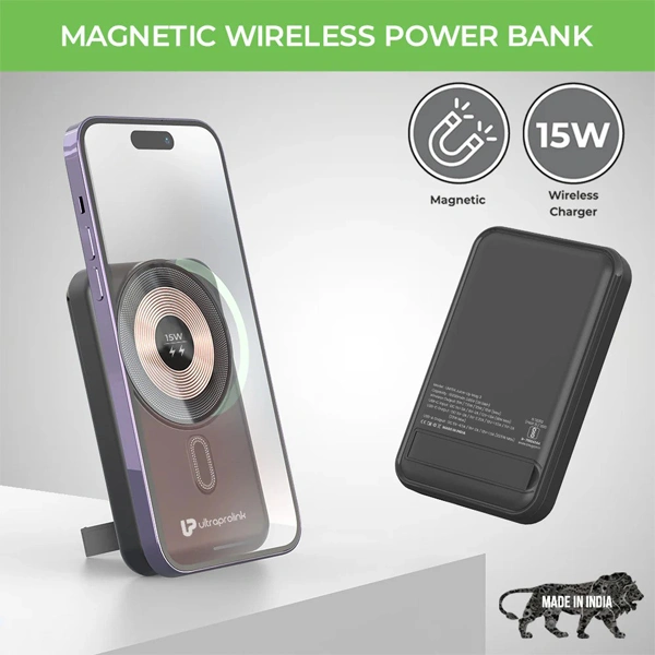 UltraProlink Juice-Up Mag 3 Wireless Magnetic Power Bank - Blue - Blue