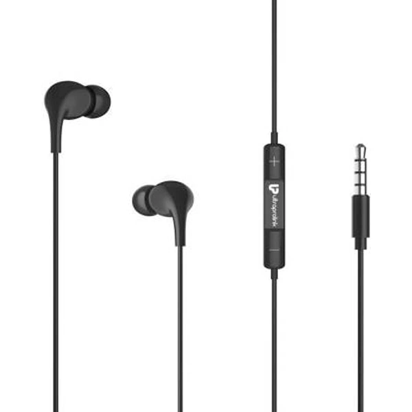 UltraProlink Ultraprolink MoBass UM1037 Hands free earphone with mic Wired Headset - Black - Black