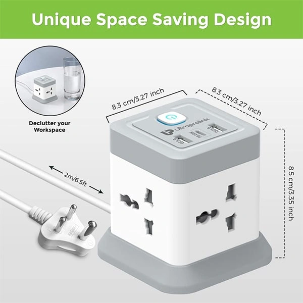 UltraProlink Ultraprolink Qube Desktop Surge Protector
