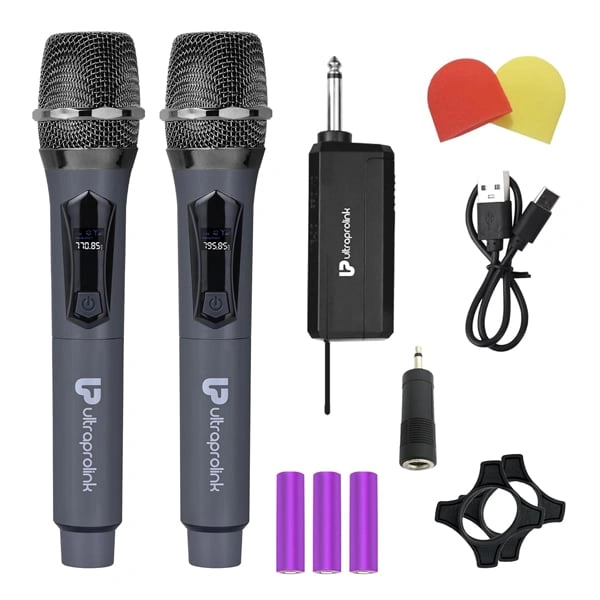 UltraProlink Ultraprolink Sonic Duet Dual Dynamic Wireless Microphone
