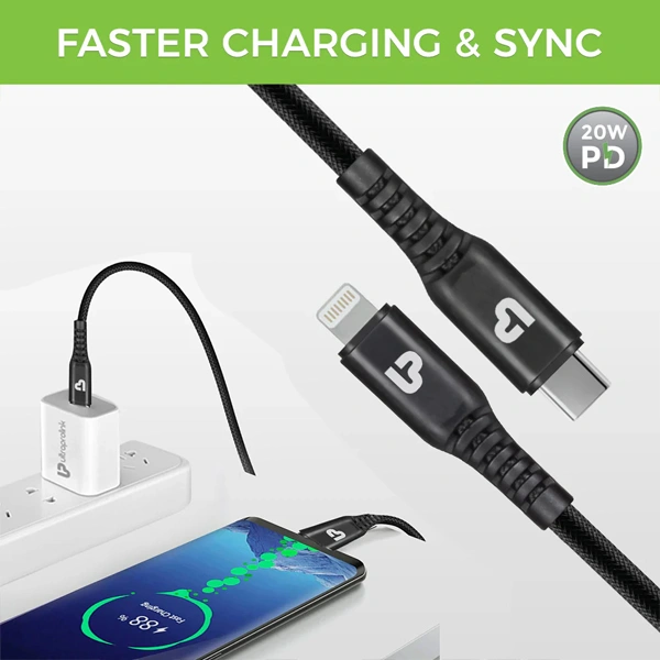 UltraProlink UL1052BLK-0100 Lightning Cable