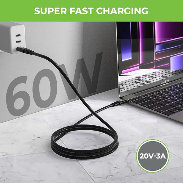 UltraProlink UL1162BLK-0150 60 USB-C to USB-C Power
