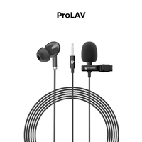 UltraProlink UltraProLink Um1035 Prolav Lavalier Condenser Microphone With Earphone