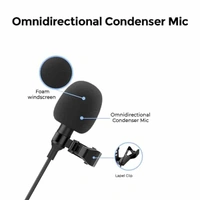 UltraProlink UltraProLink Um1035 Prolav Lavalier Condenser Microphone With Earphone