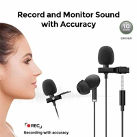 UltraProlink UltraProLink Um1035 Prolav Lavalier Condenser Microphone With Earphone