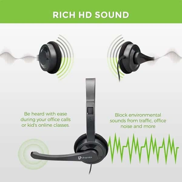 UltraProlink UM1045 iChat Wired Headphones